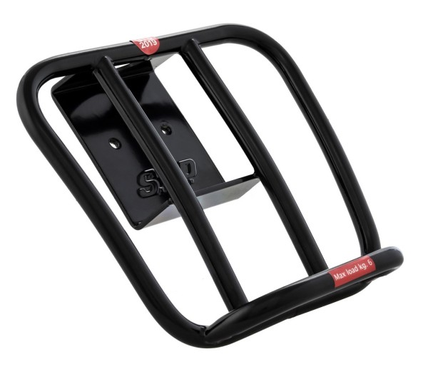 Gepäckträger hinten 70's für Vespa GTS /​ GTS Super HPE 125-300 ('19-), schwarz glänzend