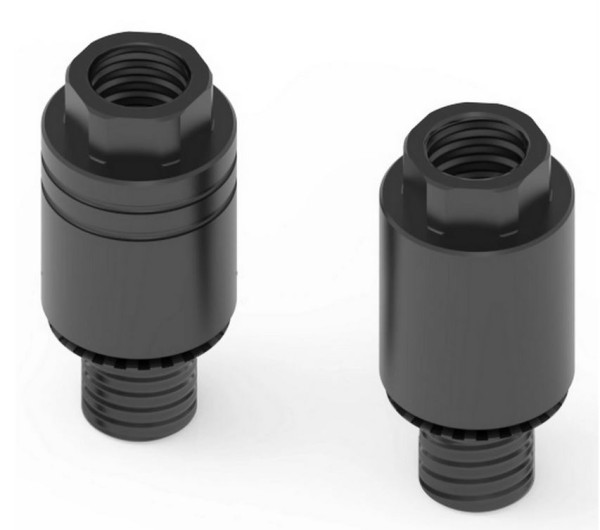 Spiegeladapter RIZOMA für Vespa GTS/​GTS Super (18-22)/Primavera/Sprint, schwarz