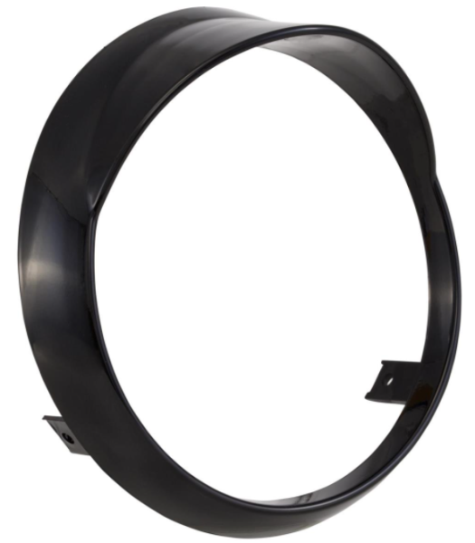 Lampenring für Vespa Primavera 50-150ccm 2T/​4T, schwarz glänzend