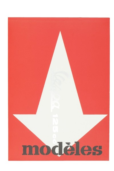 Vespa Notizblock DIN A4, Vespa Pfeil