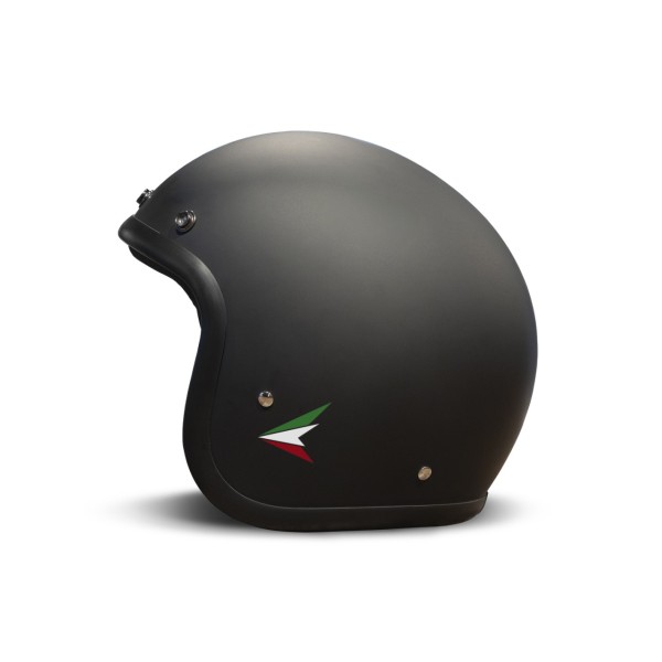 DMD Jethelm Retro, schwarz, matt, Ita Black, Fiberglas, ECE 22.06