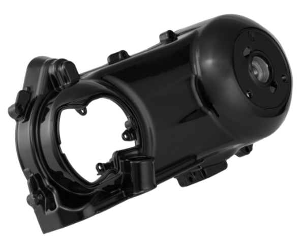 Variodeckel für Vespa, schwarz hochglanz