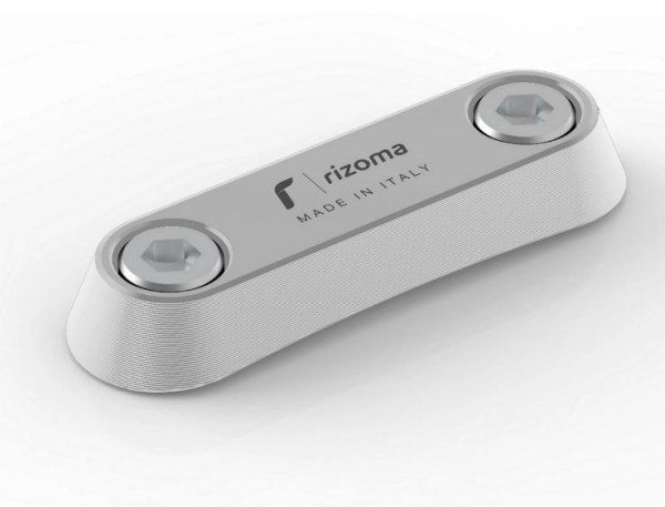 Abdeckung Gewinde RIZOMA Haltebügel Sozius für Vespa GTS/​GTS Super/​GTV/Primavera, silber