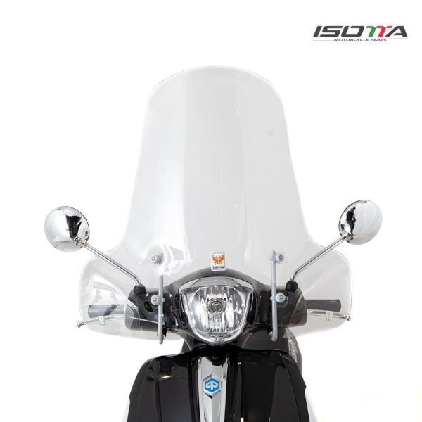 Mittelhohes Windschild klar für Piaggio Liberty (16-)