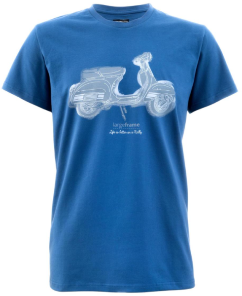 T-Shirt "Life is better on a Rally", Herren blau
