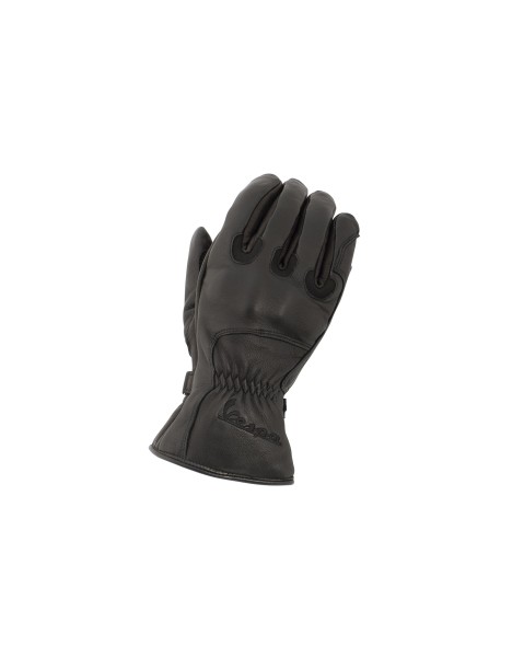Vespa 3/4 Winterhandschuhe Leder schwarz
