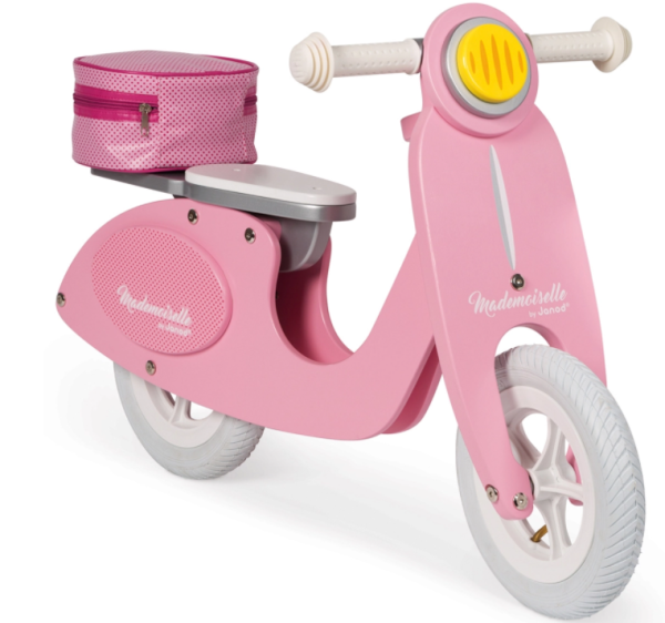 Kinderroller "Scooter" Laufrad "Mademoiselle", rosa