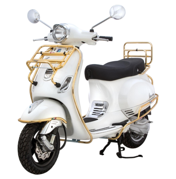 Sturzbügel Seitenhaube für Vespa LX/​LXV 50-150ccm, gold