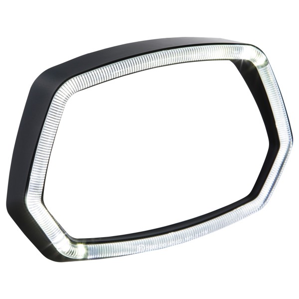 Lampenring schwarz matt LED Leuchtring für Vespa Sprint 125/​150ccm 4T ('13-'18)