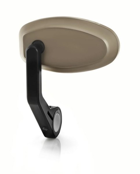 Lenkerendenspiegel RIZOMA "REVERSE RETRO" links oder rechts für Vespa, bronze eloxiert