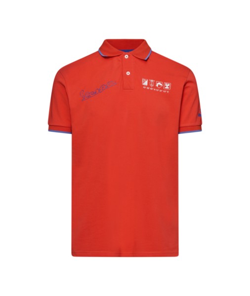 Vespa Polo Shirt Flame orange DEC-Kollektion