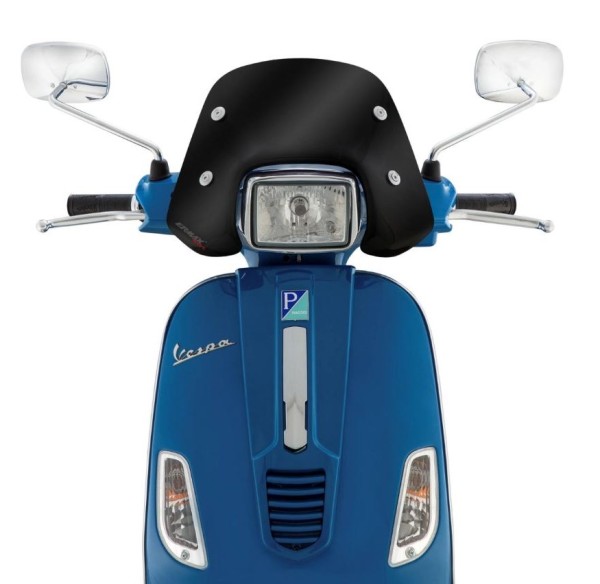 Flyscreen ERMAX Piccolo H 170 mm für Vespa S 50-150ccm, schwarz getönt
