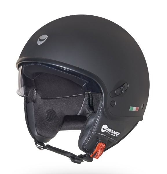 Helmo Milano Demi Jet, Puro Slider, schwarz matt