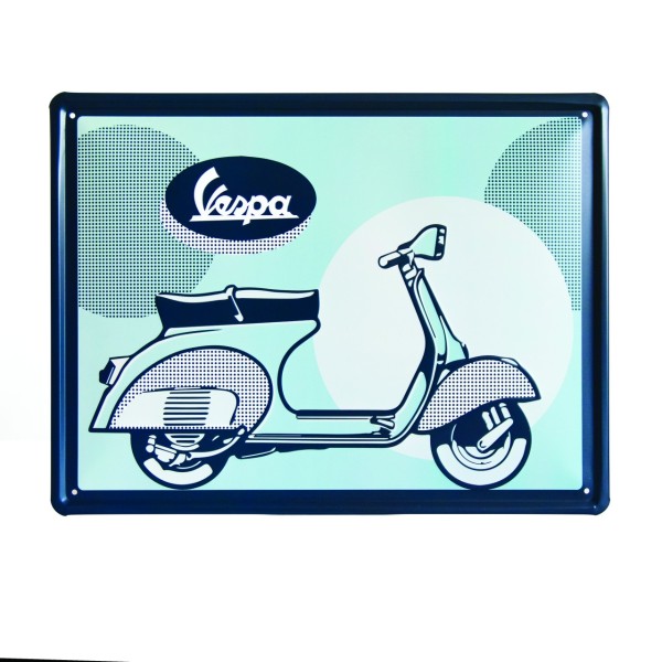 Vespa Metallschild