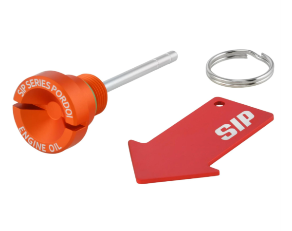 Öleinfüllschraube Motoröl für Vespa GTS Super 125ccm 4T LC Euro 3 (09-16), orange matt