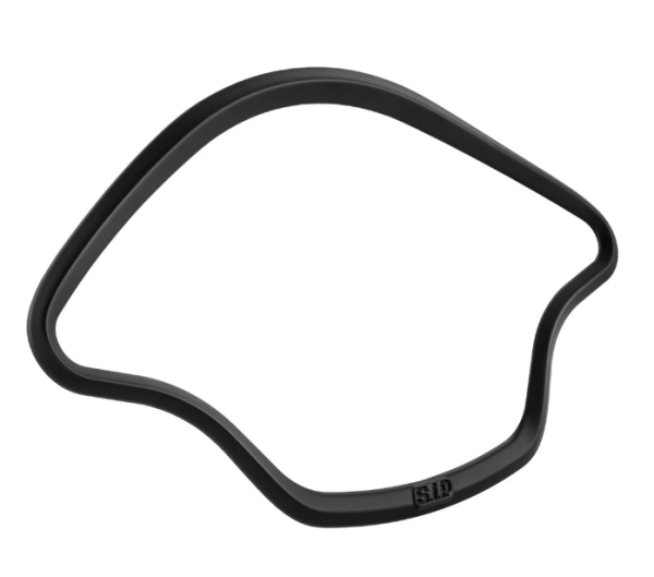 Zierring Tachometer für Vespa Primavera/​Sprint/Elettrica 50-150ccm 2T/​4T AC, schwarz matt