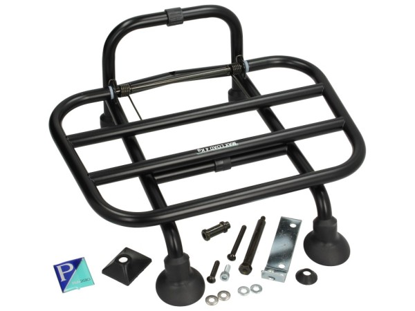 Klapp-Gepäck-Träger vorne Vespa Primavera / Sprint - schwarz