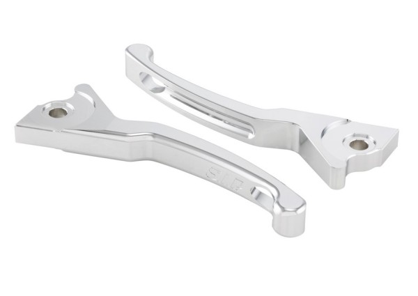 Sporthebel Set Bremse Shorty für Vespa, rechts und links, chrom