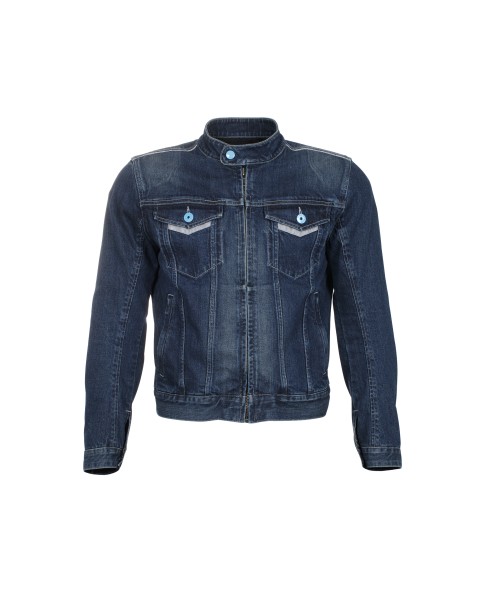Vespa Jacke Denim Polyester-Denim blau