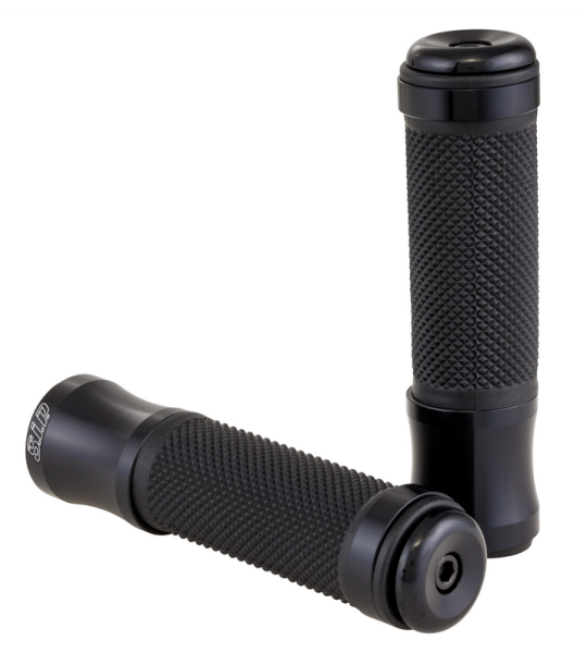 Griffe Ø 24/24 mm, L 125 mm für Vespa PX 125-200ccm, schwarz glänzend