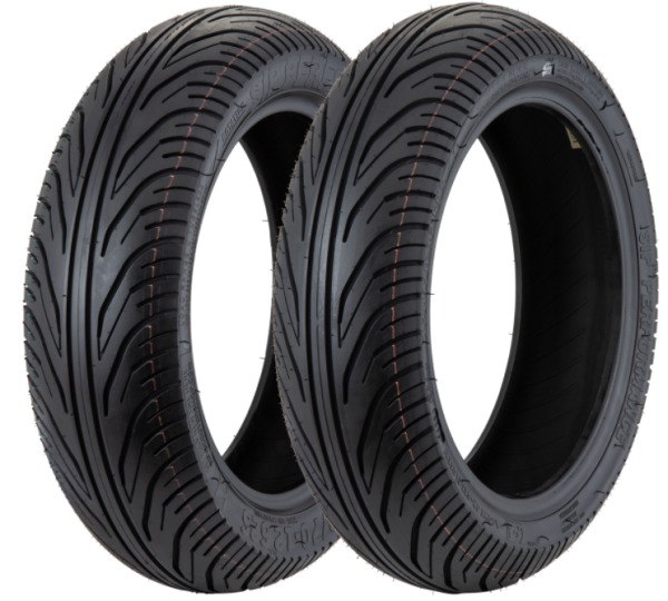 Reifen vorne & hinten 120/70-12 + 130/70-12 TL