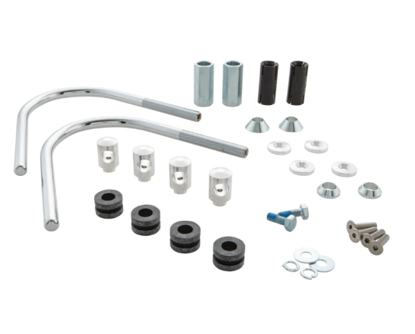 Montagematerial Flyscreen für Vespa GTS/​GTS Super/​GT/​GT L 125-300ccm, silber