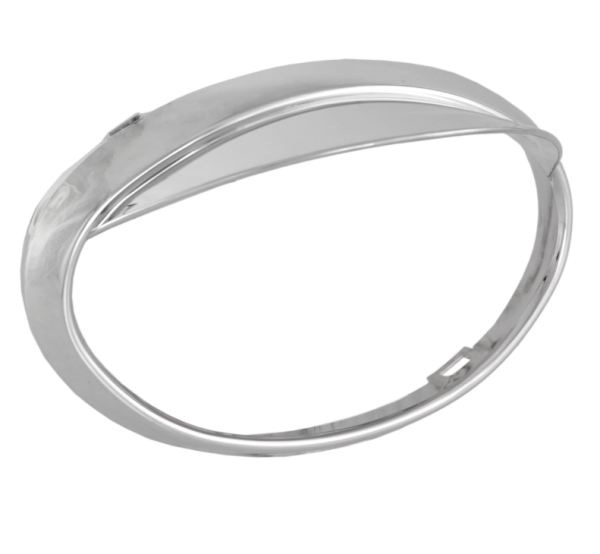 Lampenring mit Lampenschirm für Vespa ET2 /​ET4 50-150ccm, chrom