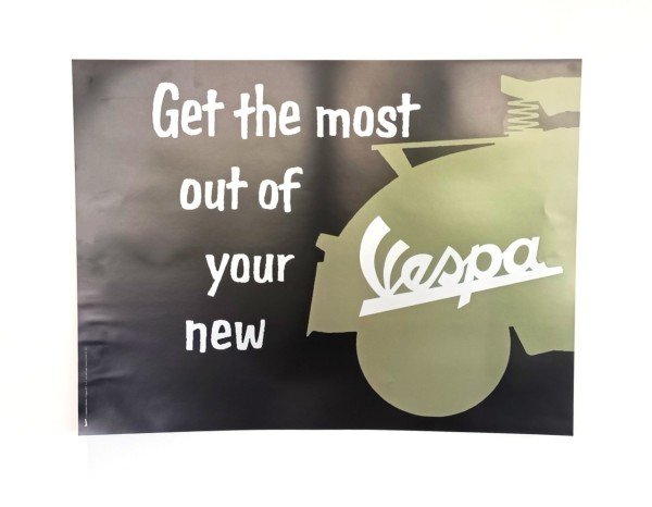 Vespa Poster, 600 x 800 mm