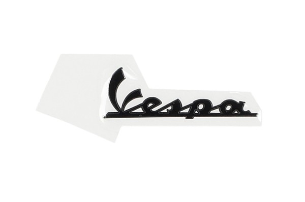 Vespa, für Frontschild und Topcase, schwarz, matt
