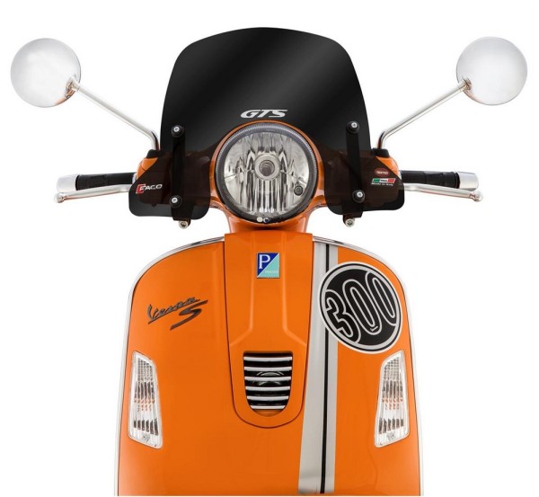 Windschild halbhoch für Vespa GTS/​GTS Super/​​GT/​GT L 125-300ccm, getönt