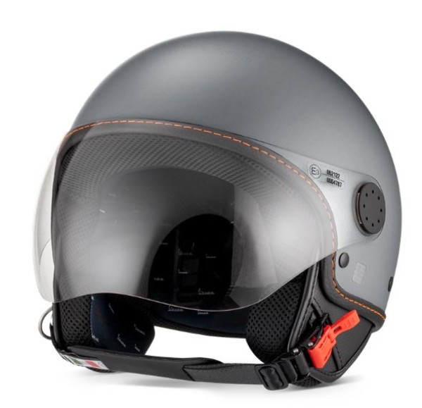 Vespa Jethelm, Vespa Visor LangHe, grau/titanium (707/C) - XL